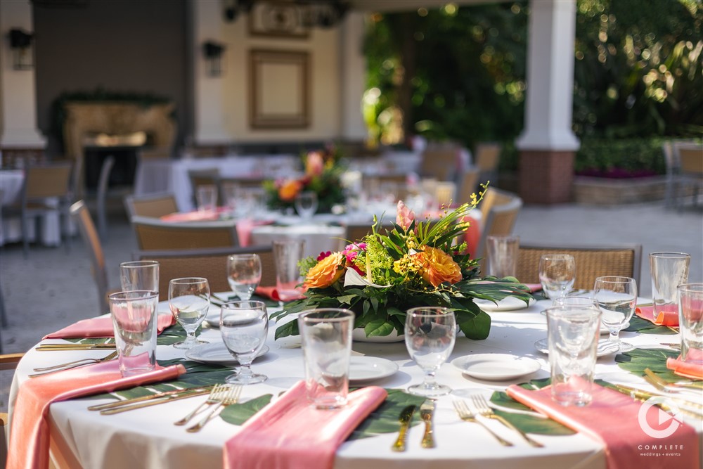 Palmetto Riverside Bed and Breakfast outdoor reception space.