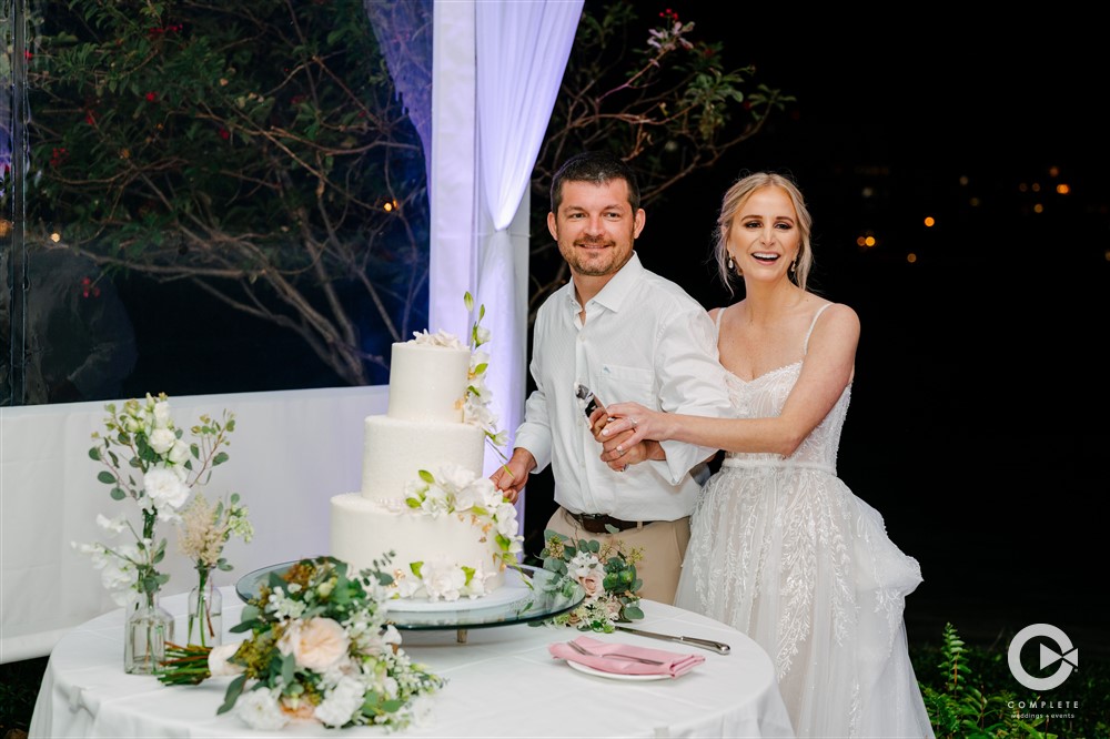 Longboat Key Club wedding reception moments photographed by Complete Weddings + Events Sarasota.